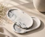 White Marble Trinket Tray
