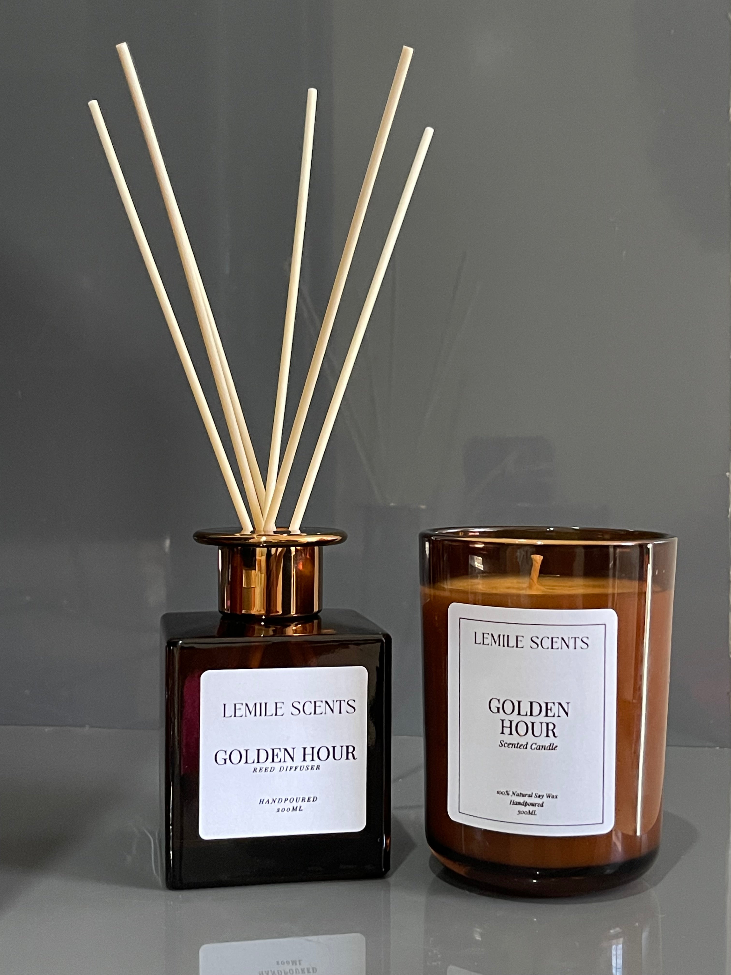 Golden Hour - Scent Set (Candle + Diffuser)