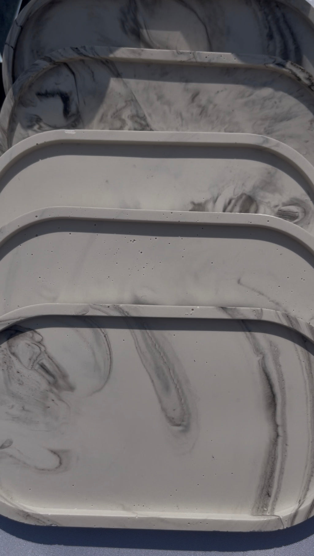 White Marble Trinket Tray